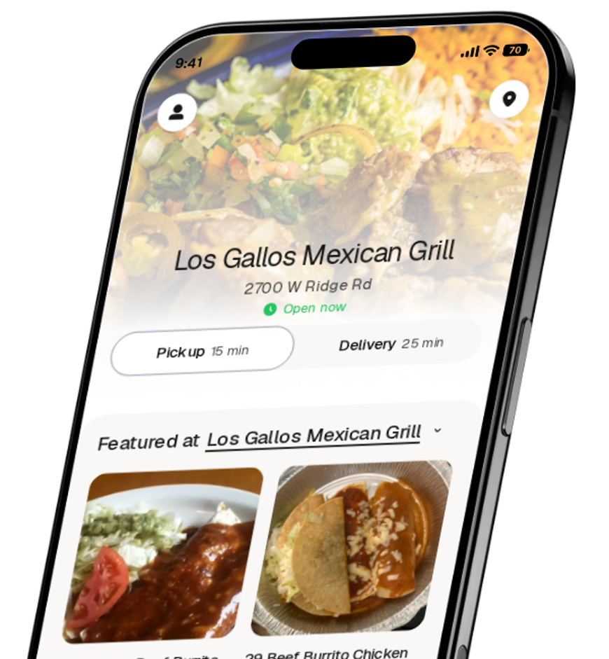 Los Gallos Mexican Grill app preview